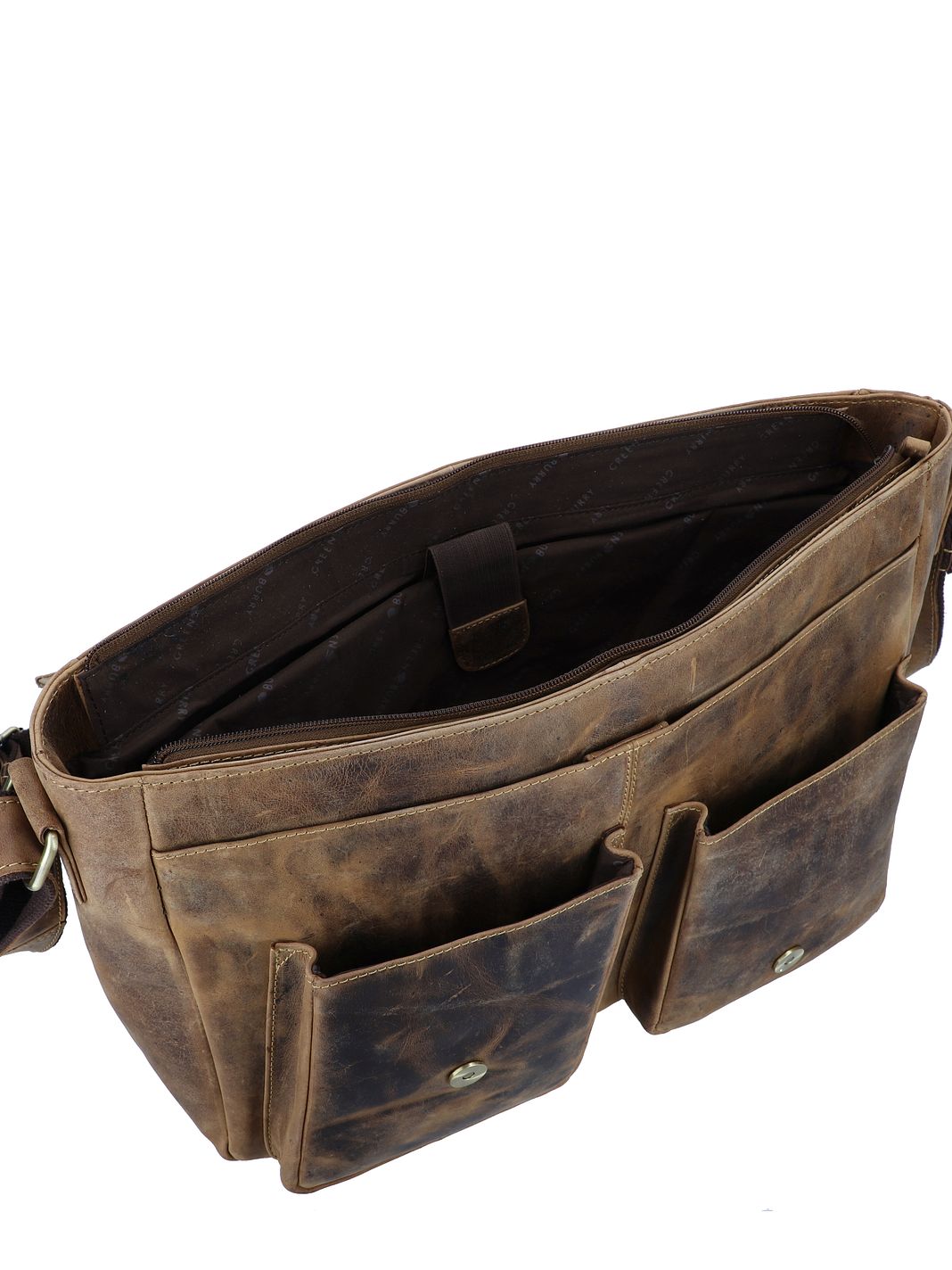 Greenburry Vintage Messaggero Vera Pelle 40 cm Vano porta PC Greenburry Vintage Messaggero Vera Pelle 40 cm Vano porta PC