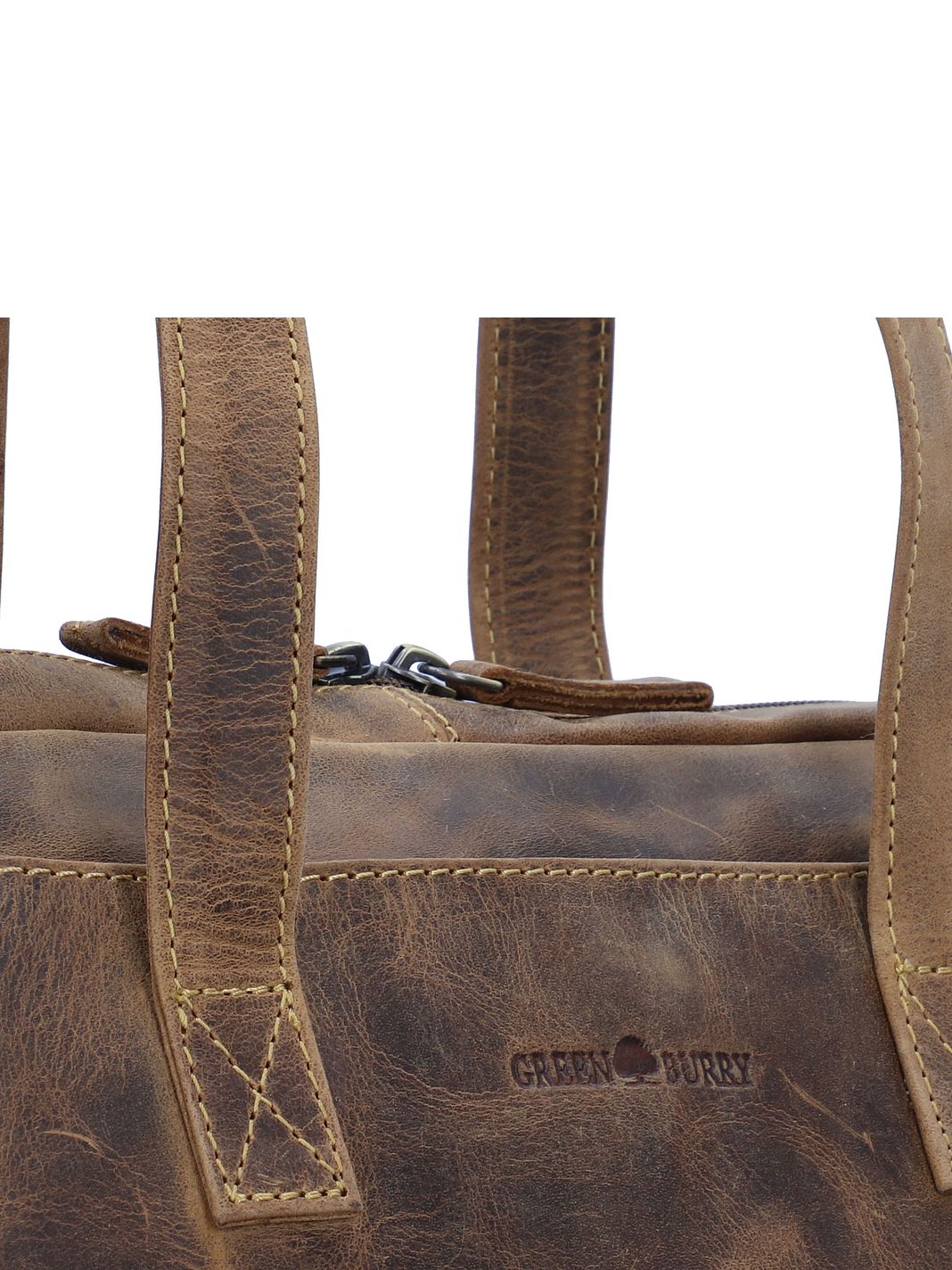 Greenburry Vintage Borsa a spalla Vera Pelle 35 cm Greenburry Vintage Borsa a spalla Vera Pelle 35 cm