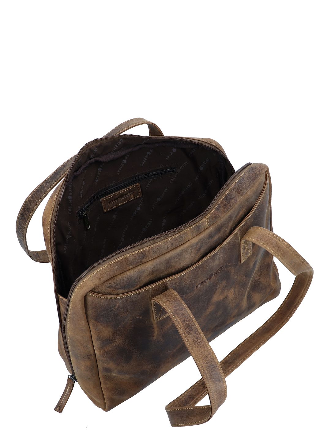 Greenburry Vintage Borsa a spalla Vera Pelle 35 cm Greenburry Vintage Borsa a spalla Vera Pelle 35 cm