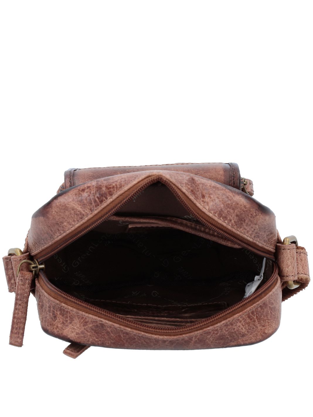 Greenland Nature Mascu & Line Borsa a tracolla Vera Pelle 20 cm Greenland Nature Mascu & Line Borsa a tracolla Vera Pelle 20 cm