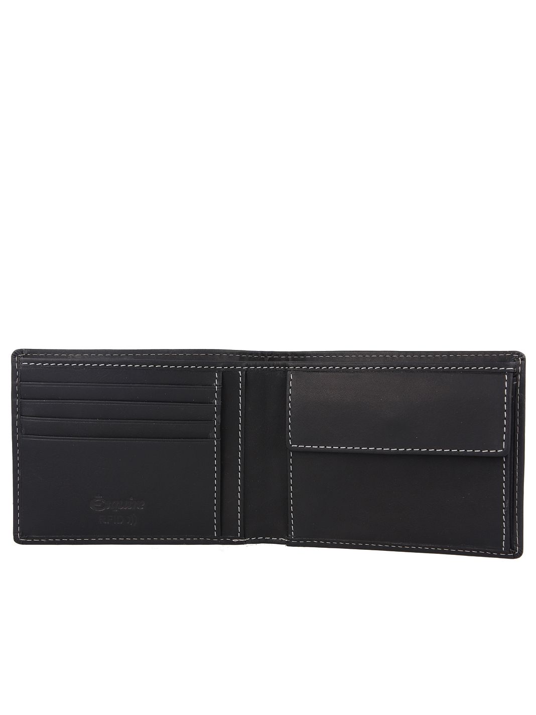 Esquire Dallas Portafoglio Protezione RFID Vera Pelle 12 cm