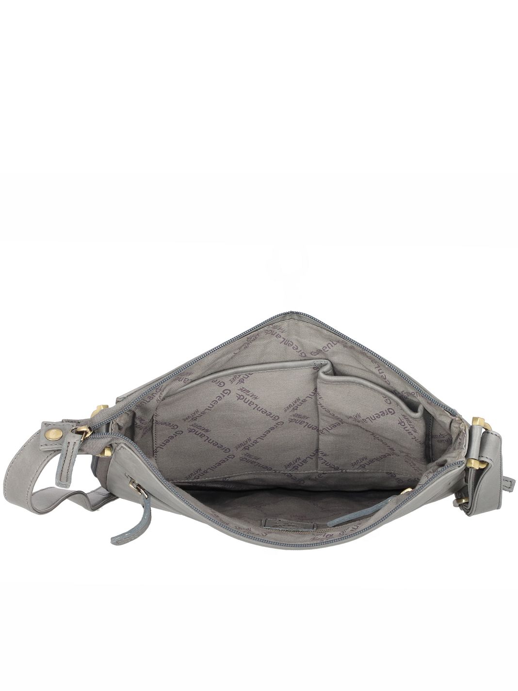Greenland Nature Crossbody-väska Läder 28 cm