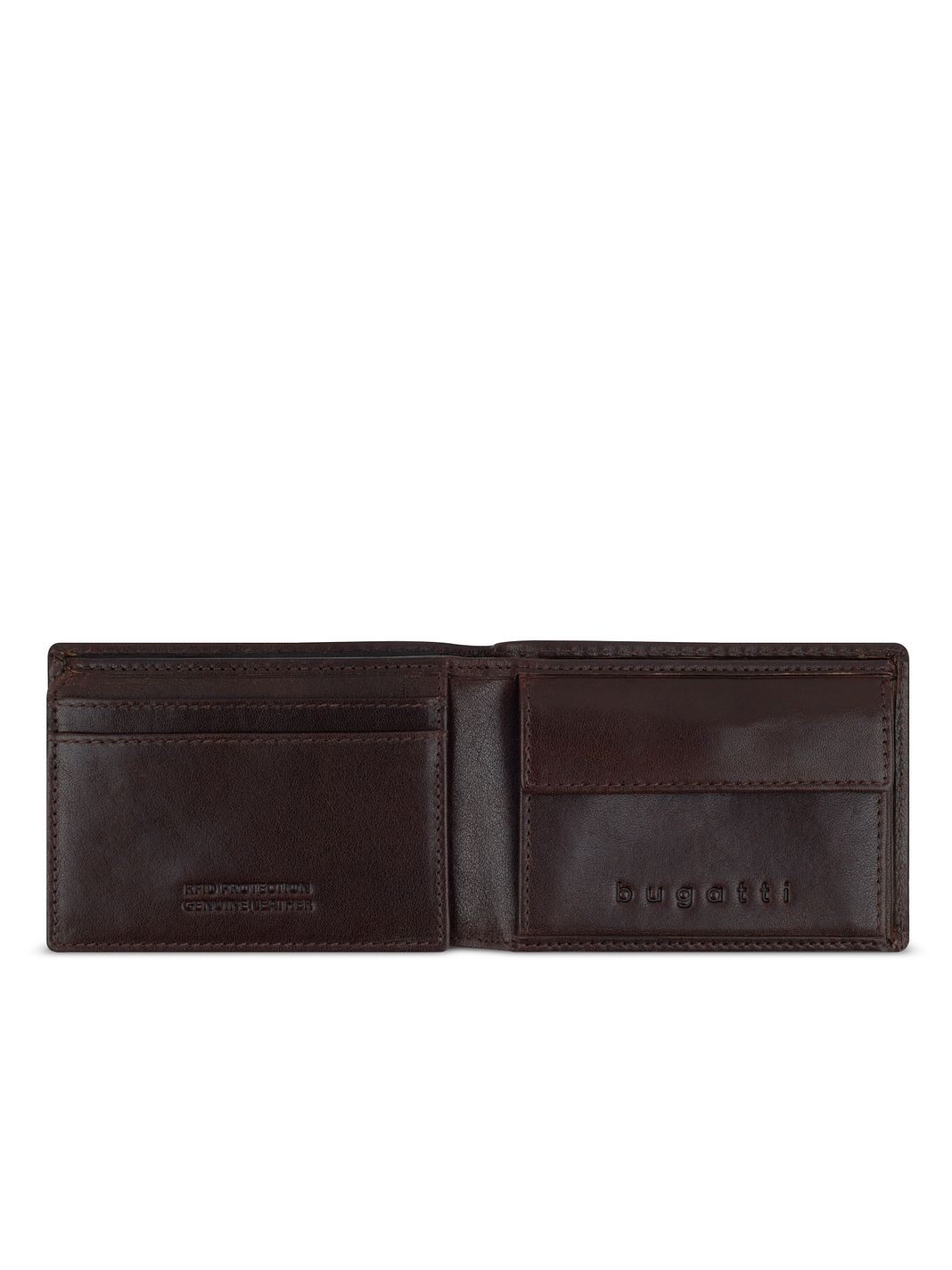 bugatti Neaples Portafoglio Protezione RFID Vera Pelle 10 cm bugatti Neaples Portafoglio Protezione RFID Vera Pelle 10 cm