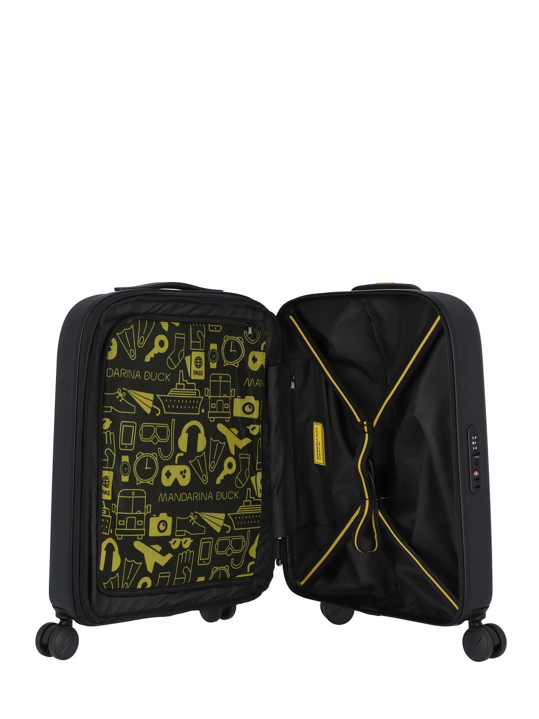 Mandarina Duck Logoduck + 4-pyöräinen Käsimatkatavara S 55 cm