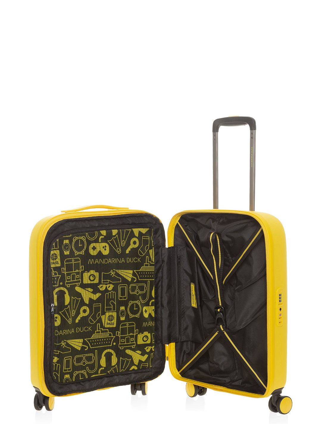 Mandarina Duck Logoduck + 4-pyöräinen Käsimatkatavara S 55 cm