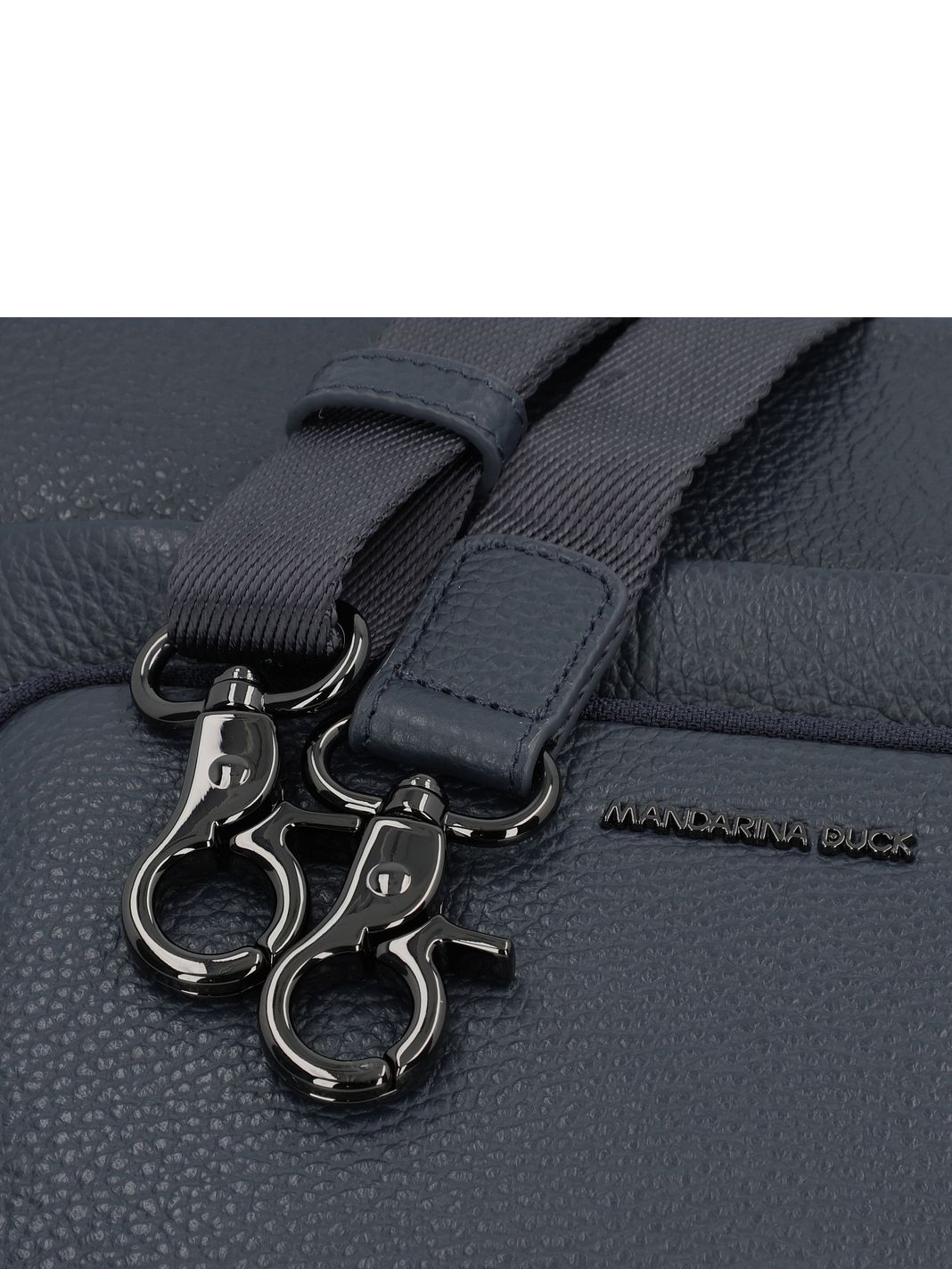 Mandarina Duck Mellow Leather Borsa a tracolla Vera Pelle 30 cm