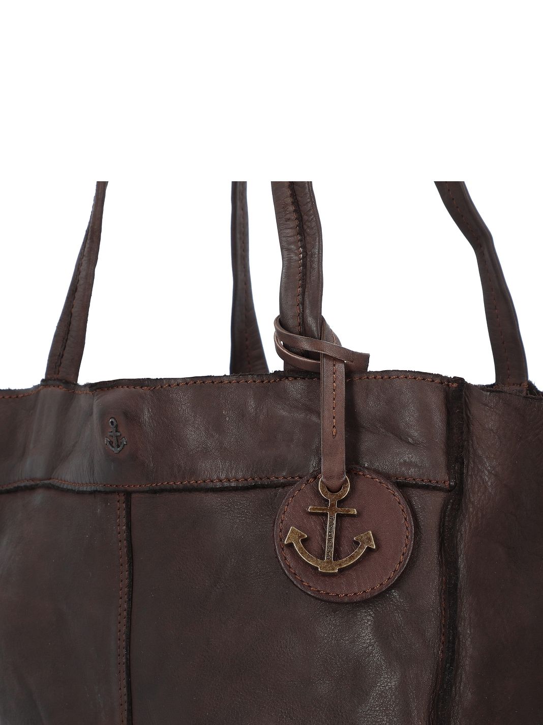 Harbour 2nd Anchor Love Elbe 1 Borsa shopper Vera Pelle 29 cm Harbour 2nd Anchor Love Elbe 1 Borsa shopper Vera Pelle 29 cm