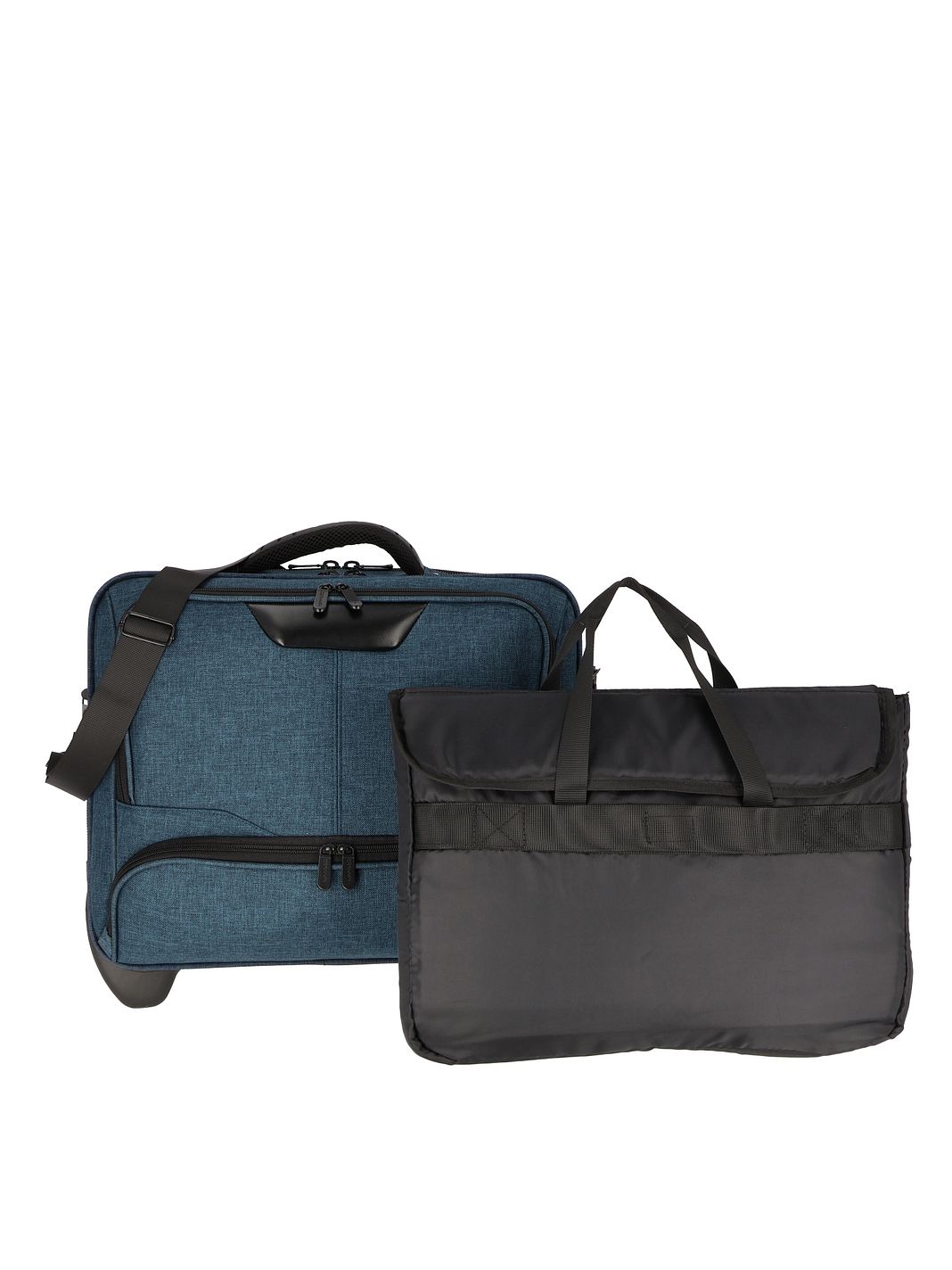 Dermata 2-hjulig Businessväska 41 cm Laptopfack