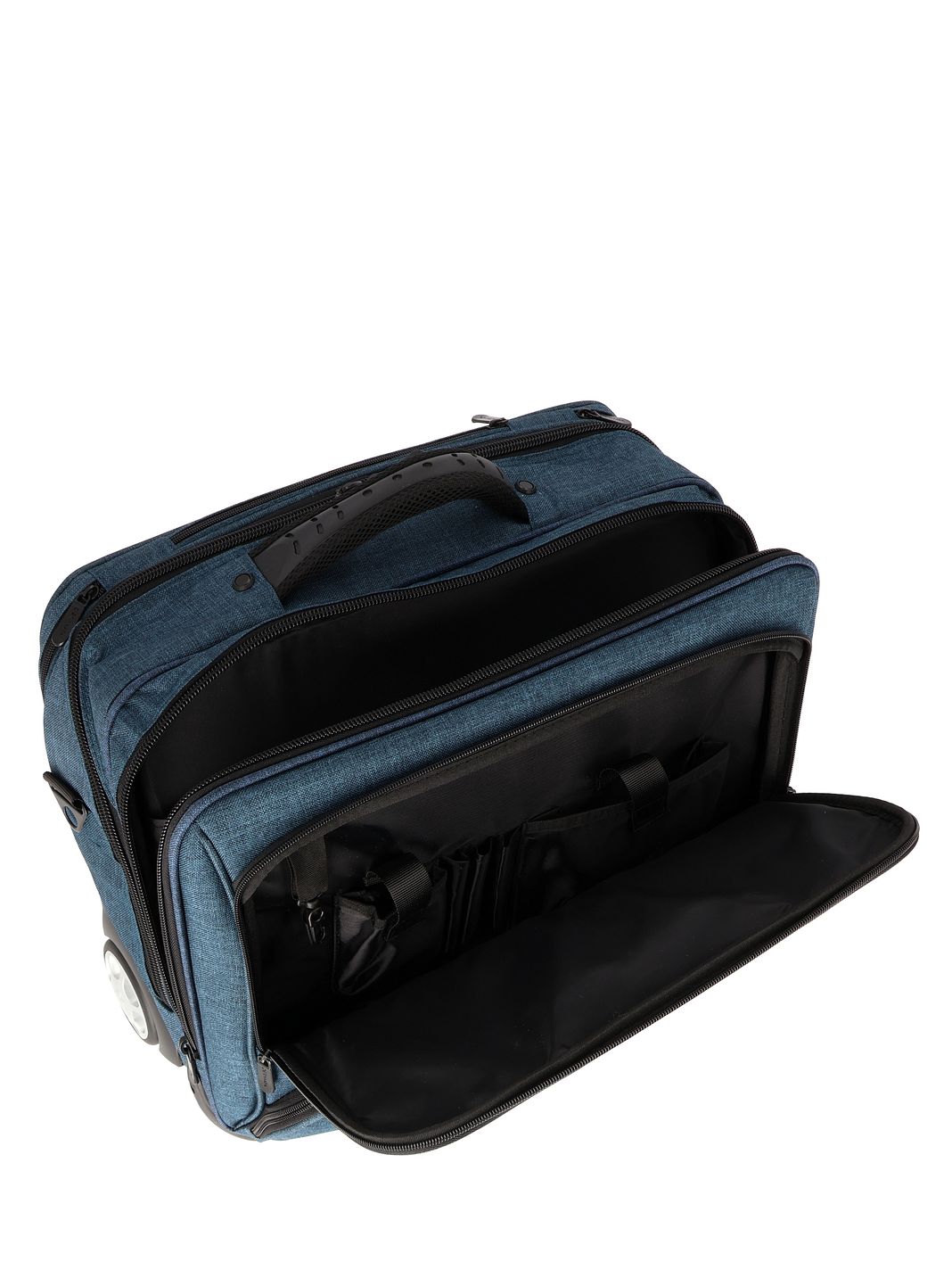 Dermata 2-hjulig Businessväska 41 cm Laptopfack