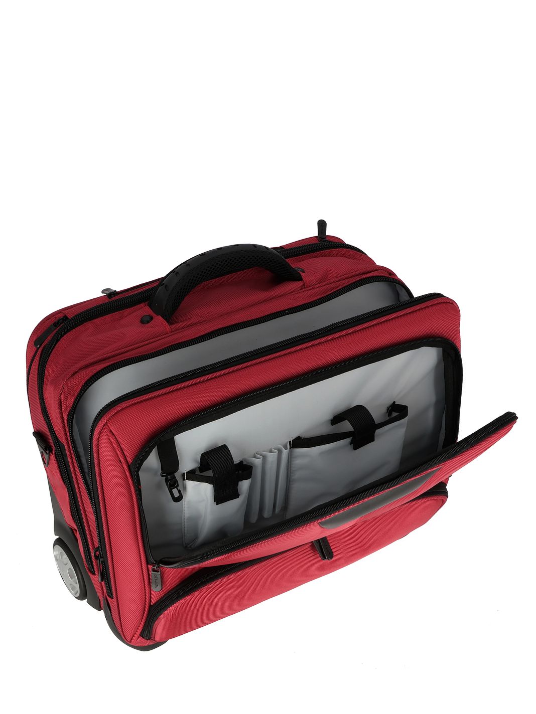 Dermata 2-hjulig Businessväska 41 cm Laptopfack