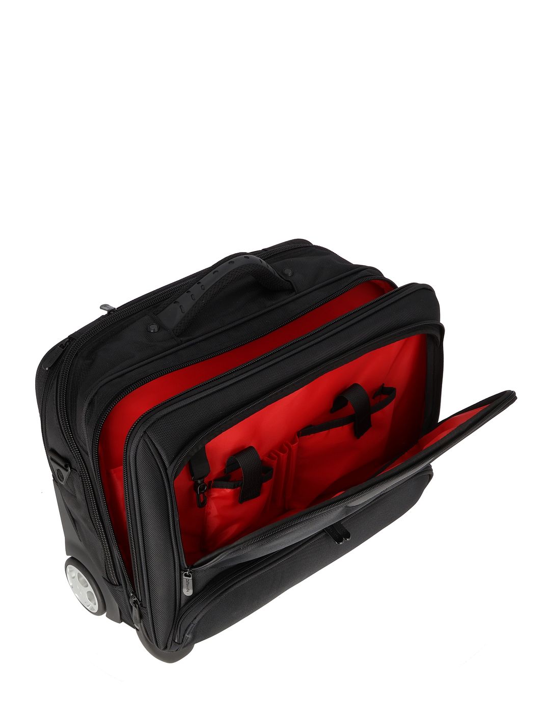 Dermata 2-hjulig Businessväska 41 cm Laptopfack