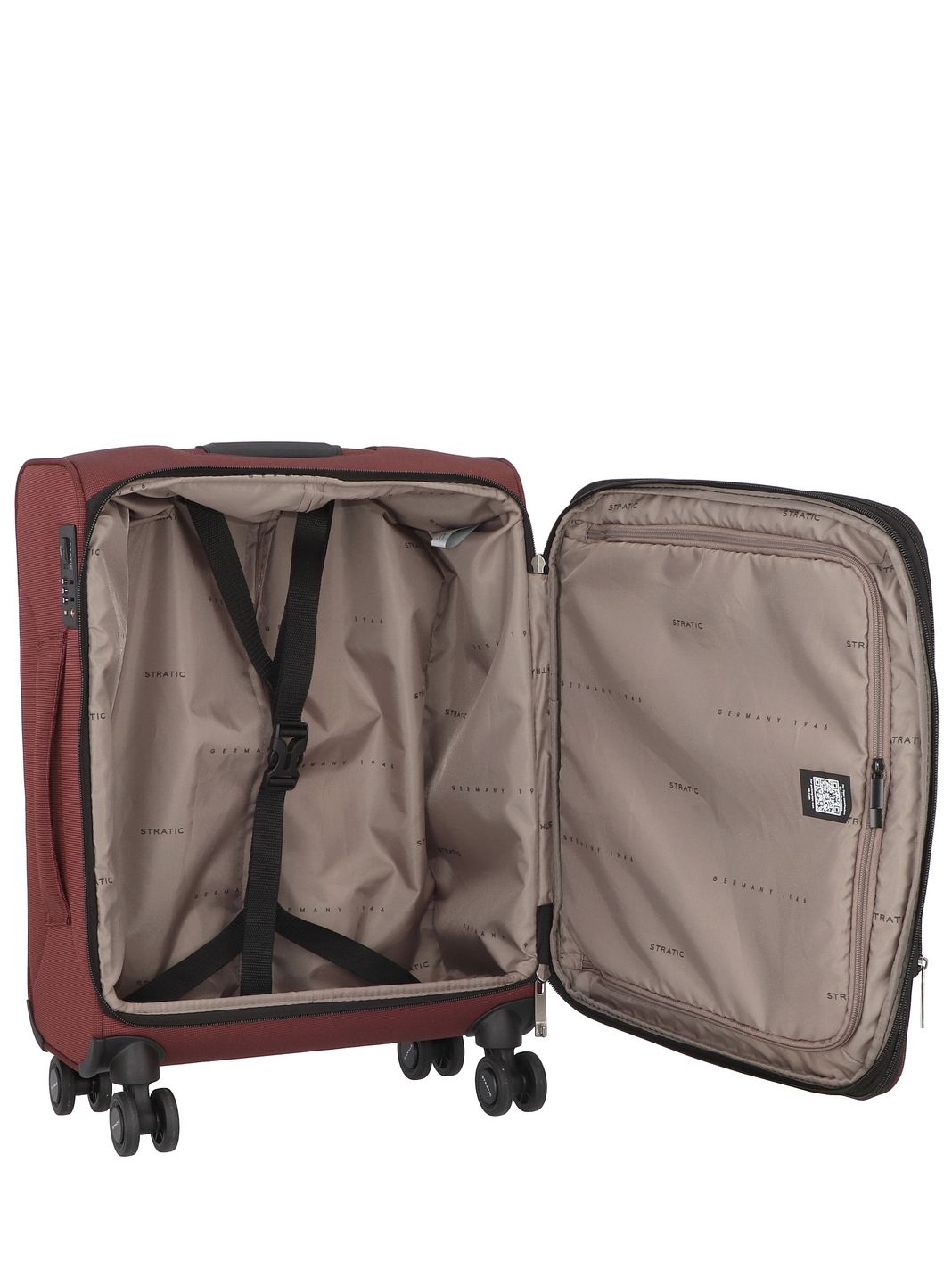 Stratic Bendigo Light + 4 ruote Trolley cabina 54 cm espandibile