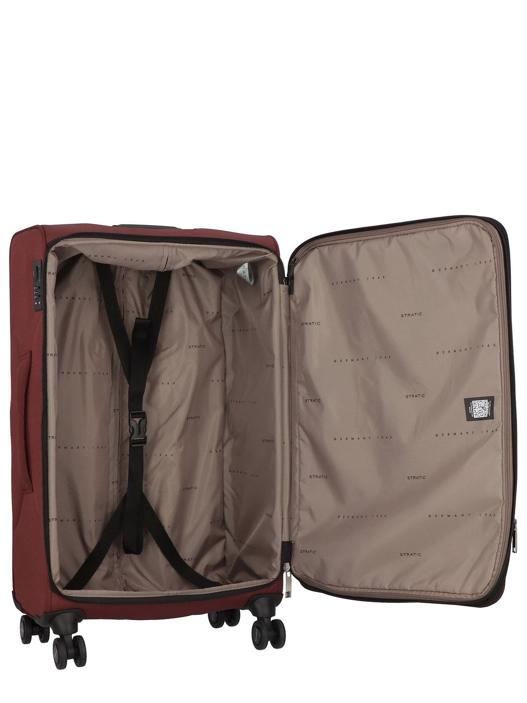 Stratic Bendigo Light + 4 ruote Carrello 72 cm espandibile Stratic Bendigo Light + 4 ruote Carrello 72 cm espandibile