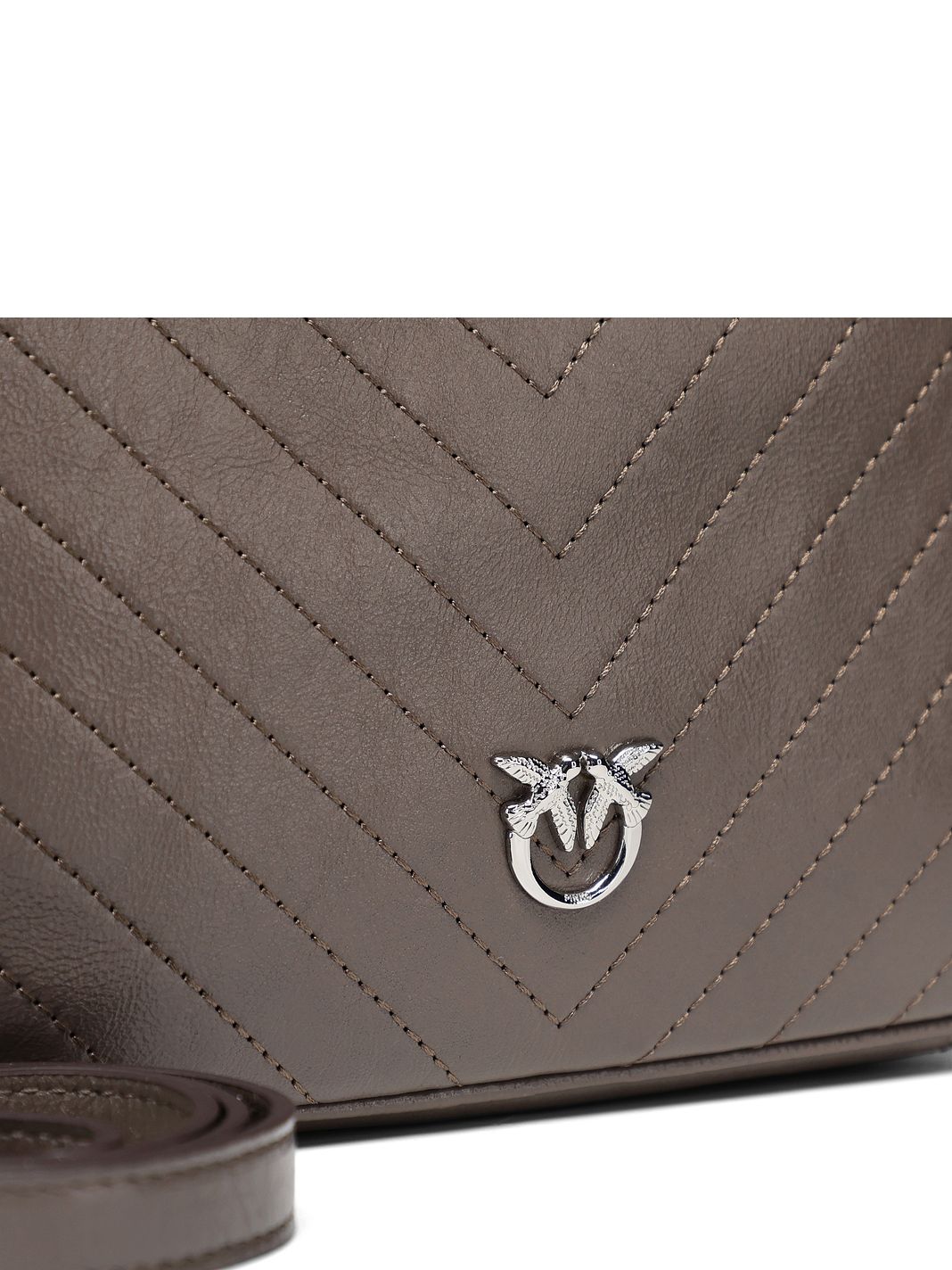 PINKO Carrie Borsa a tracolla Vera Pelle 21.5 cm PINKO Carrie Borsa a tracolla Vera Pelle 21.5 cm