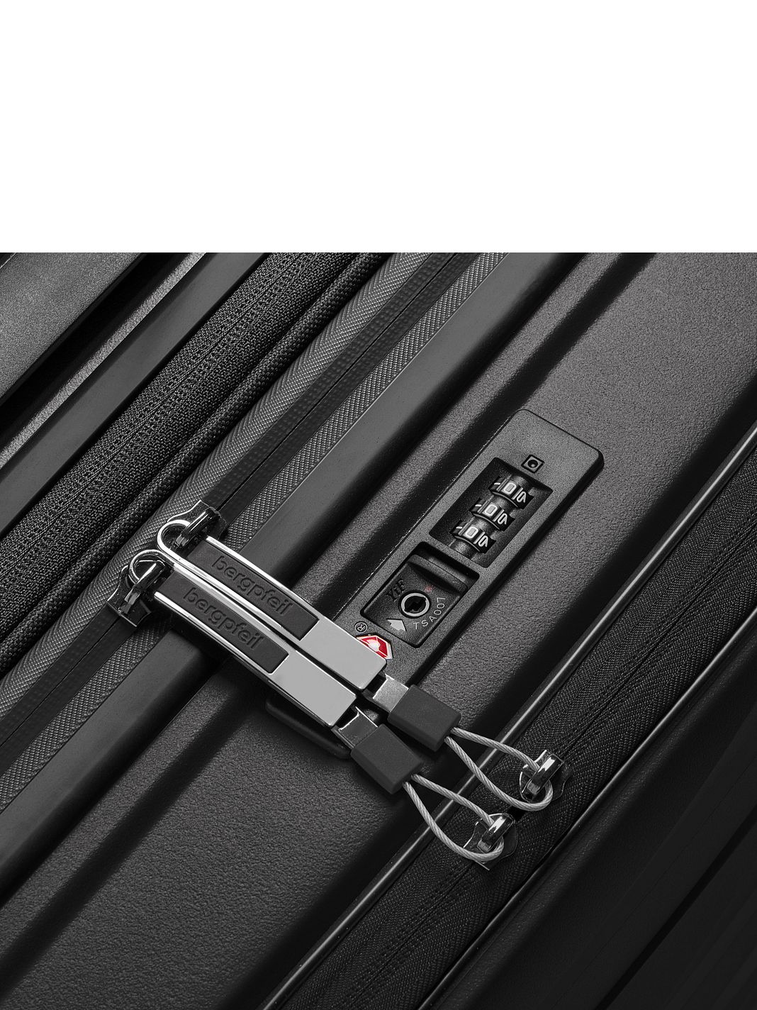 Bergpfeil Travel 4 ruote Trolley cabina 55 cm Vano porta PC espandibile Bergpfeil Travel 4 ruote Trolley cabina 55 cm Vano porta PC espandibile