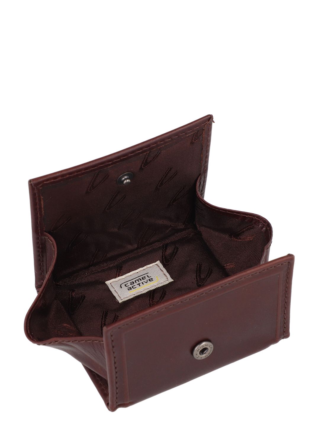 camel active Wood Portafoglio Vera Pelle 8 cm