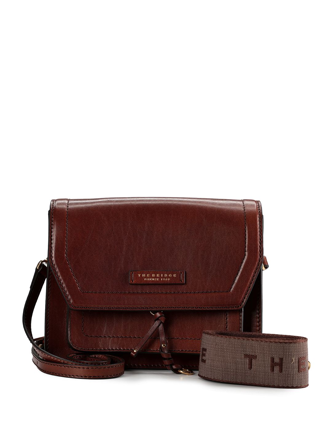 The Bridge Elba Borsa a tracolla Vera Pelle 25 cm The Bridge Elba Borsa a tracolla Vera Pelle 25 cm