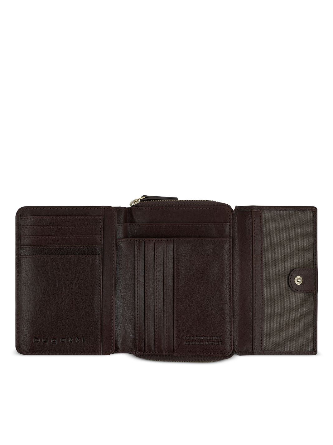 bugatti Neaples Cartera Bloqueo RFID Piel natural 12.5 cm