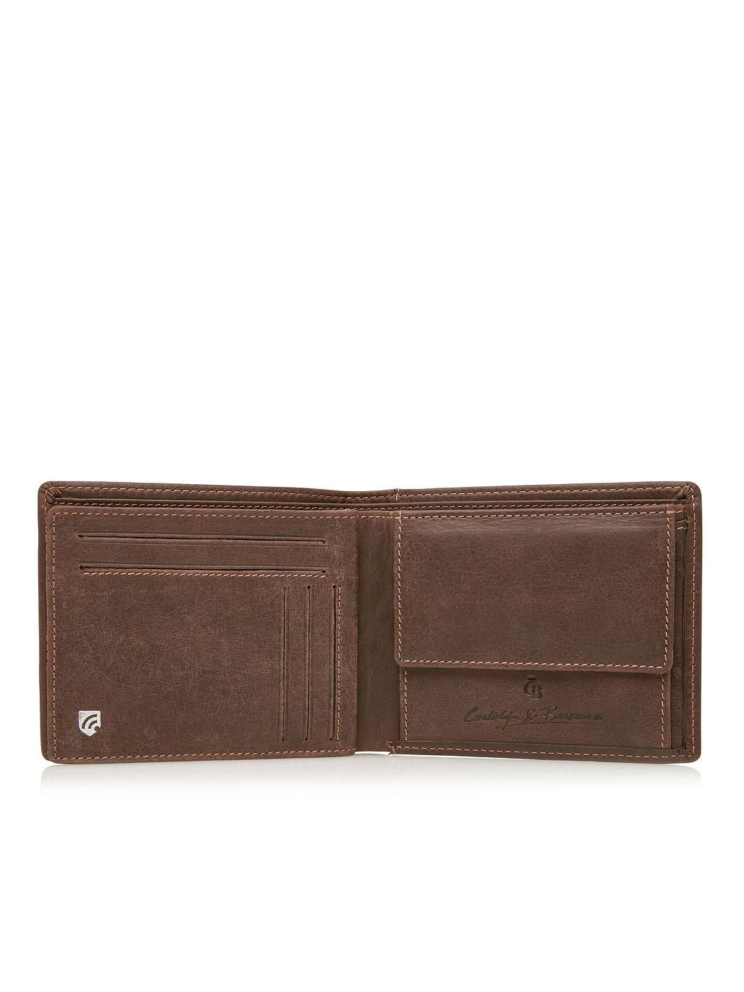Castelijn & Beerens Portafoglio Protezione RFID Vera Pelle 11.5 cm Castelijn & Beerens Portafoglio Protezione RFID Vera Pelle 11.5 cm