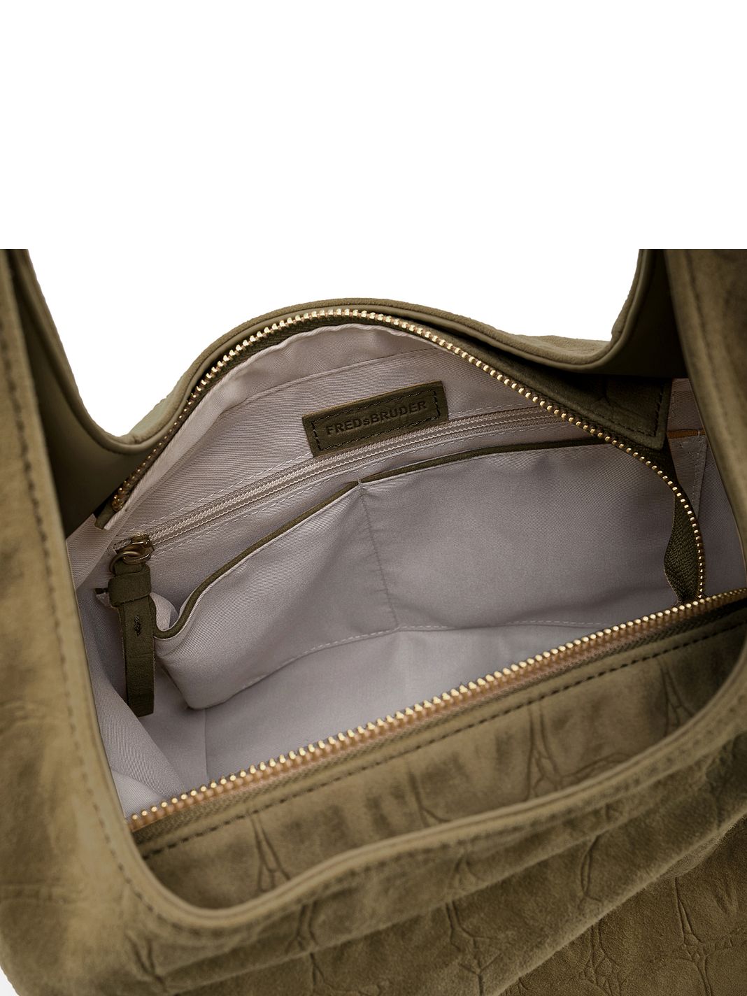 FredsBruder Velvet Wild Borsa a spalla Vera Pelle 39 cm FredsBruder Velvet Wild Borsa a spalla Vera Pelle 39 cm