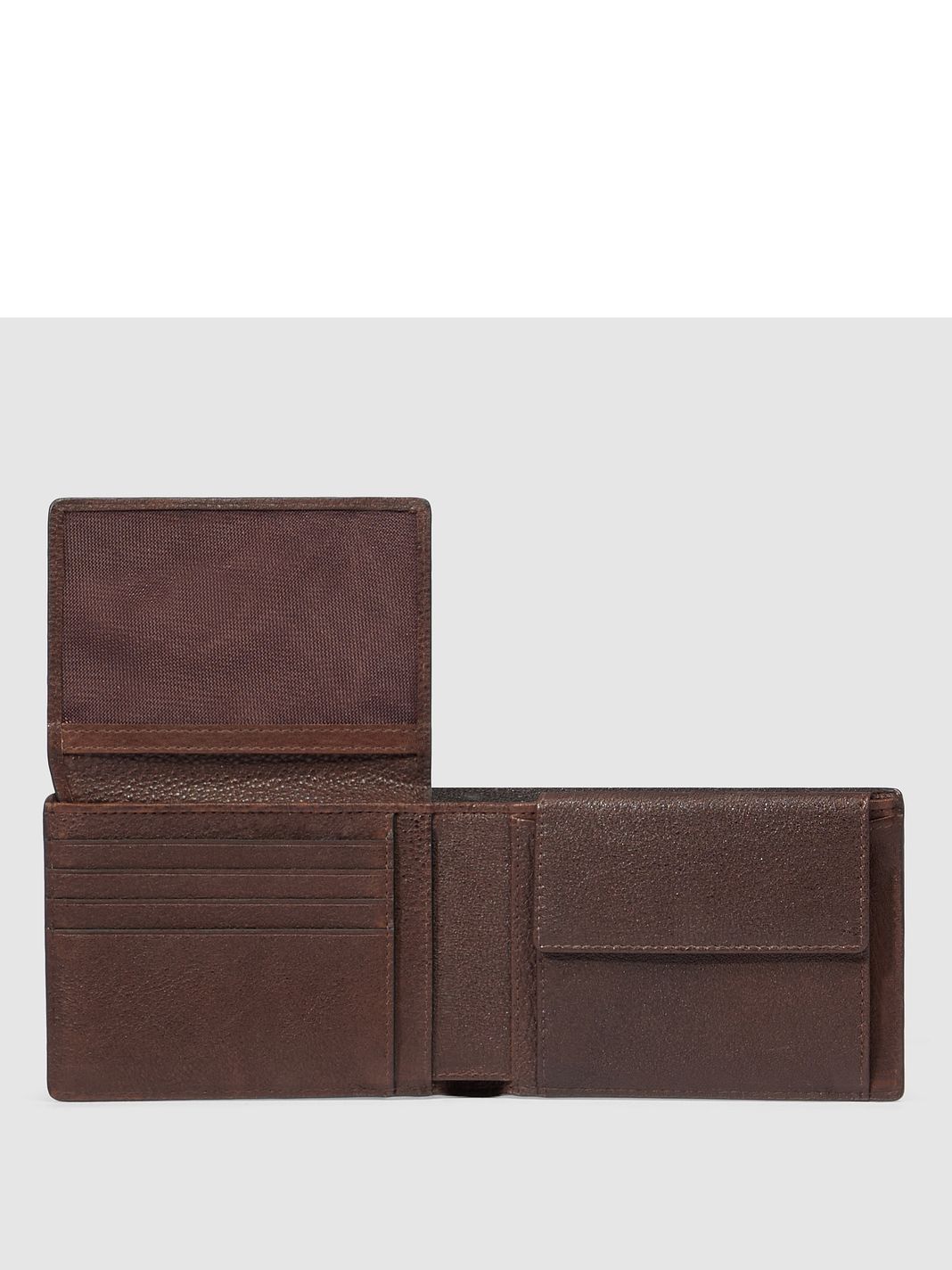 Piquadro Hedley Portafoglio Protezione RFID Vera Pelle 12.5 cm Piquadro Hedley Portafoglio Protezione RFID Vera Pelle 12.5 cm