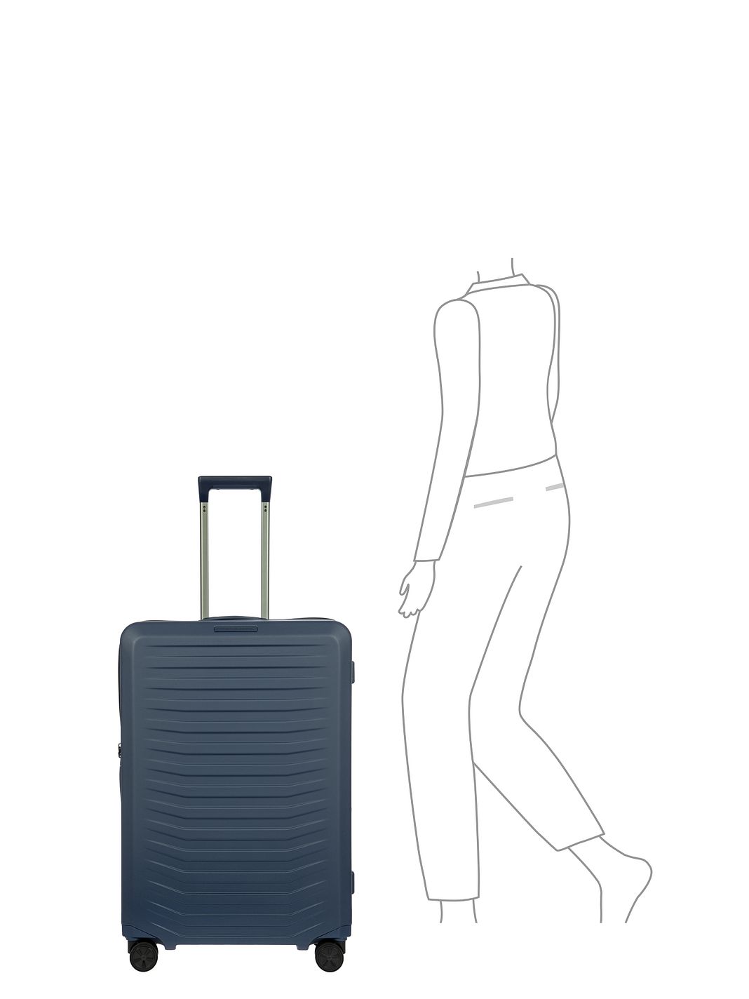 Porsche Design Roadster 4 ruote Carrello XL 83 cm Porsche Design Roadster 4 ruote Carrello XL 83 cm
