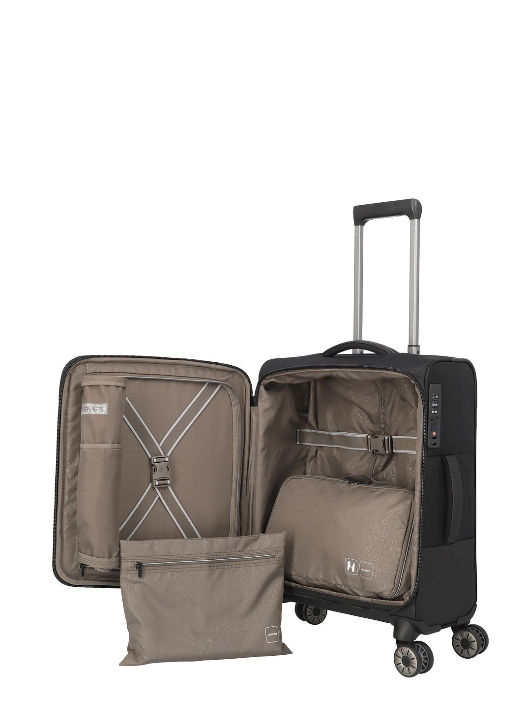 Travelite Crosslite 5.0 4 ruote Trolley cabina S 55 cm Vano porta PC Travelite Crosslite 5.0 4 ruote Trolley cabina S 55 cm Vano porta PC