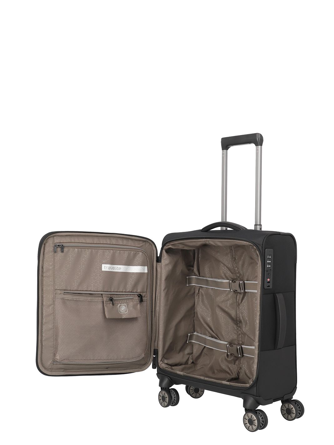 Travelite Crosslite 5.0 4 ruote Trolley cabina S 55 cm Vano porta PC Travelite Crosslite 5.0 4 ruote Trolley cabina S 55 cm Vano porta PC