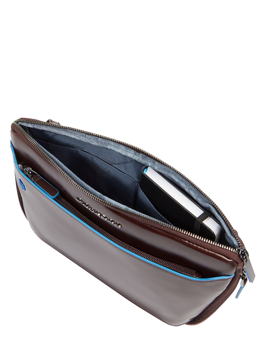 Piquadro Blue Square Borsa a tracolla Vera Pelle 30 cm
