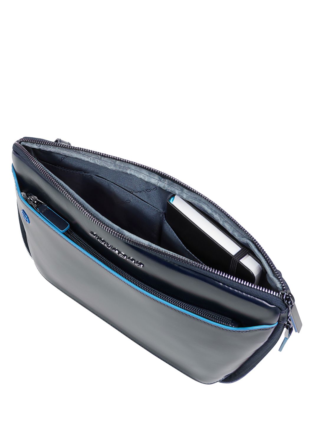 Piquadro Blue Square Borsa a tracolla Vera Pelle 30 cm