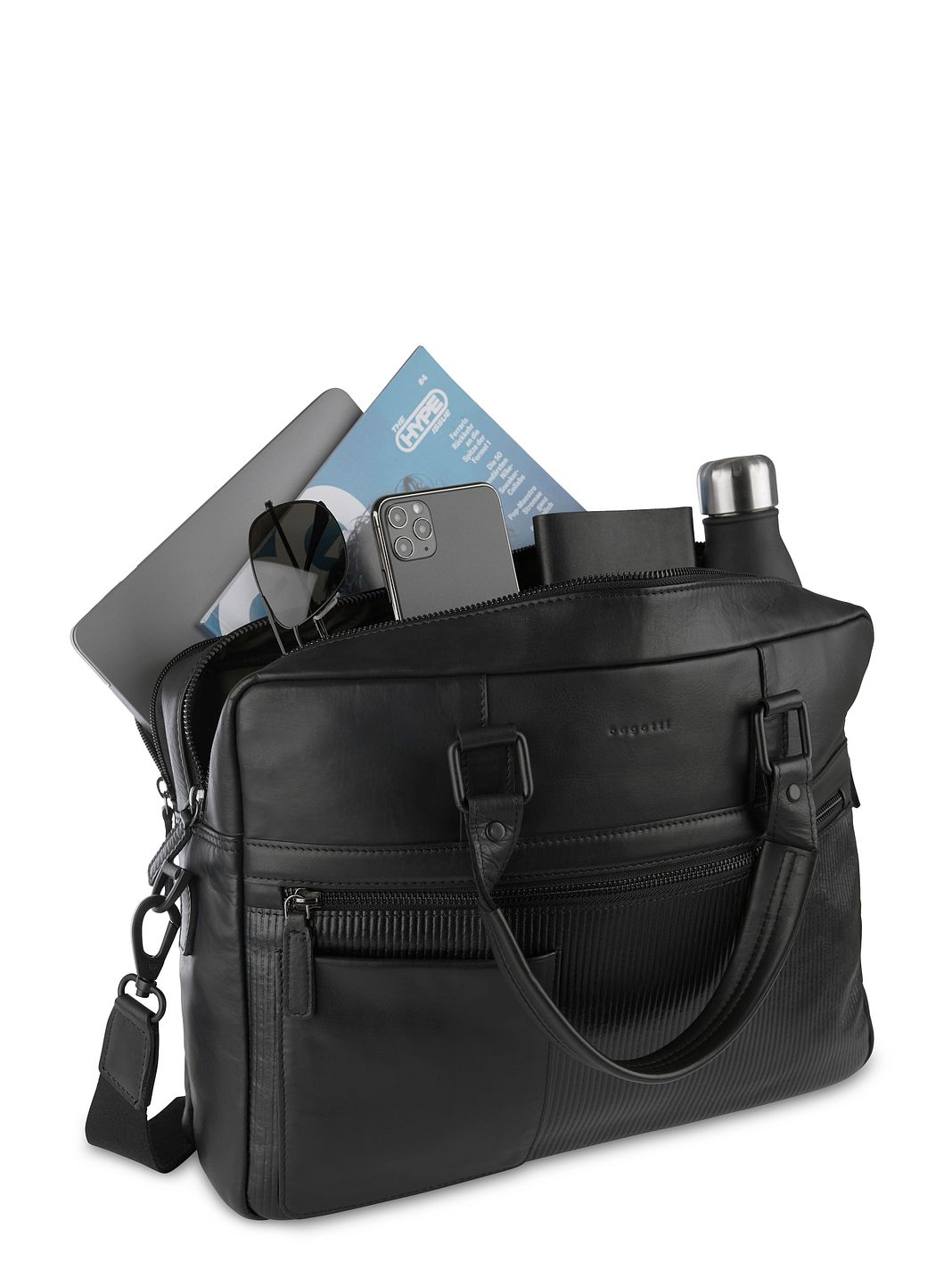 bugatti Joel Cartella Vera Pelle 38 cm Vano porta PC bugatti Joel Cartella Vera Pelle 38 cm Vano porta PC