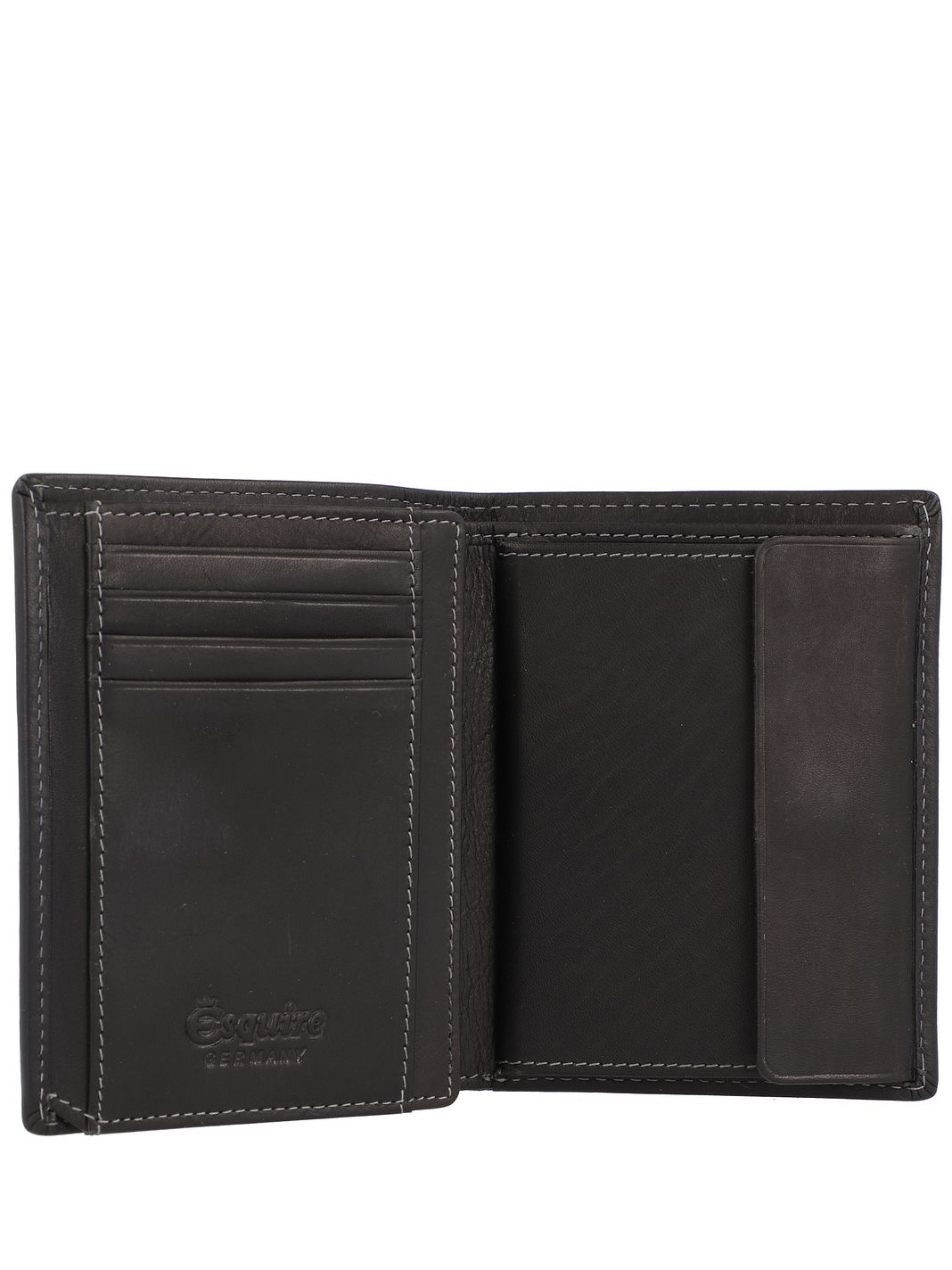 Esquire Dallas Portafoglio Protezione RFID Vera Pelle 11 cm