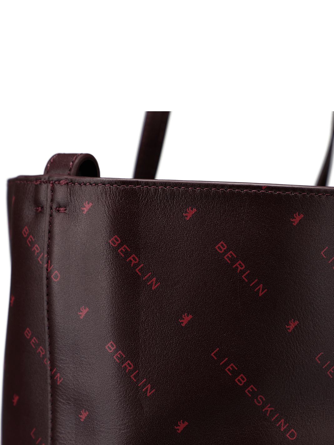 Liebeskind Monogram Borsa a spalla Vera Pelle 47 cm Liebeskind Monogram Borsa a spalla Vera Pelle 47 cm