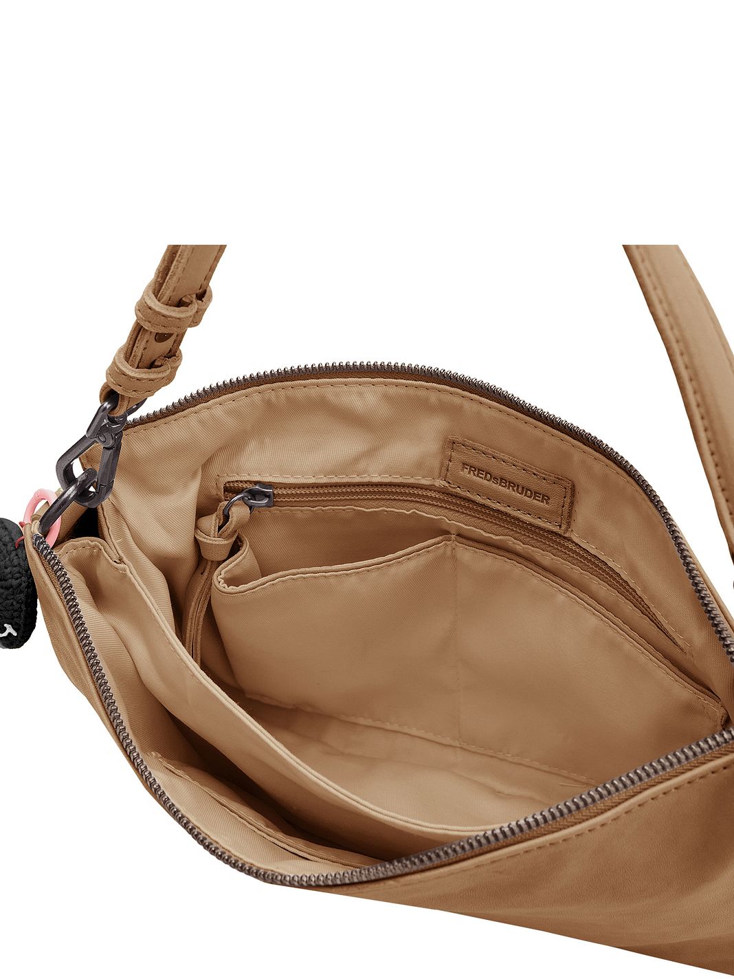 FredsBruder Take A Smile Borsa a tracolla Vera Pelle 30 cm FredsBruder Take A Smile Borsa a tracolla Vera Pelle 30 cm