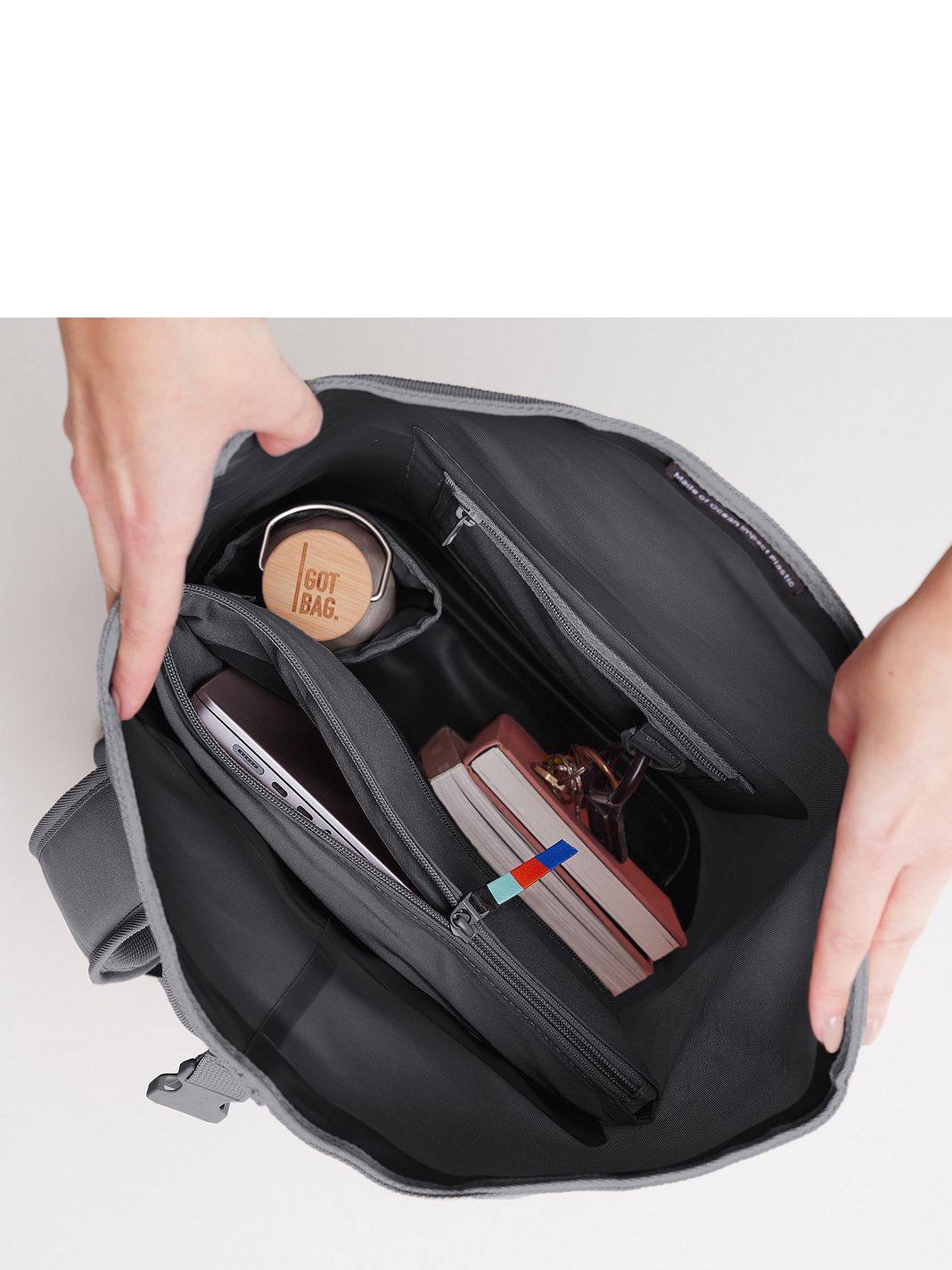 Got Bag Rolltop Lite 2.0 Daypack 42 cm Vano porta PC Got Bag Rolltop Lite 2.0 Daypack 42 cm Vano porta PC