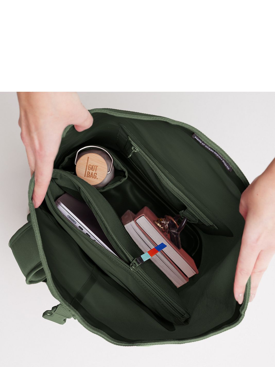 Got Bag Rolltop Lite 2.0 Daypack 42 cm Vano porta PC Got Bag Rolltop Lite 2.0 Daypack 42 cm Vano porta PC