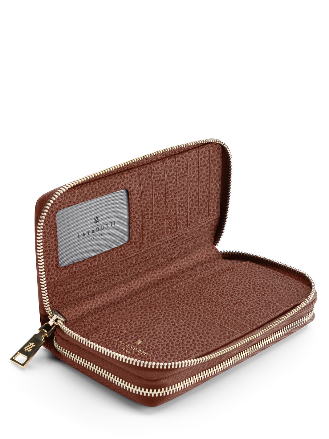 Lazarotti Portafoglio Bologna in pelle XL con doppia chiusura a zip, protezione RFID, 20 cm Lazarotti Portafoglio Bologna in pelle XL con doppia chiusura a zip, protezione RFID, 20 cm