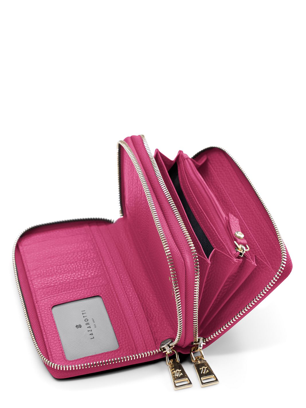 Lazarotti Portafoglio Bologna in pelle XL con doppia chiusura a zip, protezione RFID, 20 cm Lazarotti Portafoglio Bologna in pelle XL con doppia chiusura a zip, protezione RFID, 20 cm