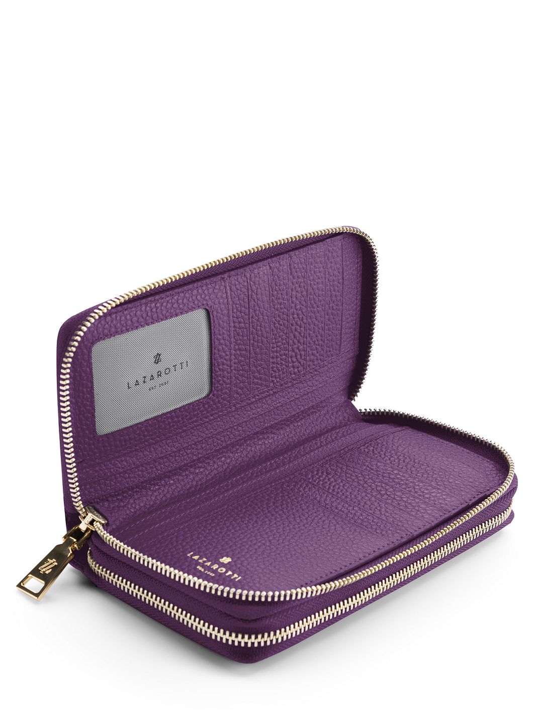 Lazarotti Portafoglio Bologna in pelle XL con doppia chiusura a zip, protezione RFID, 20 cm Lazarotti Portafoglio Bologna in pelle XL con doppia chiusura a zip, protezione RFID, 20 cm