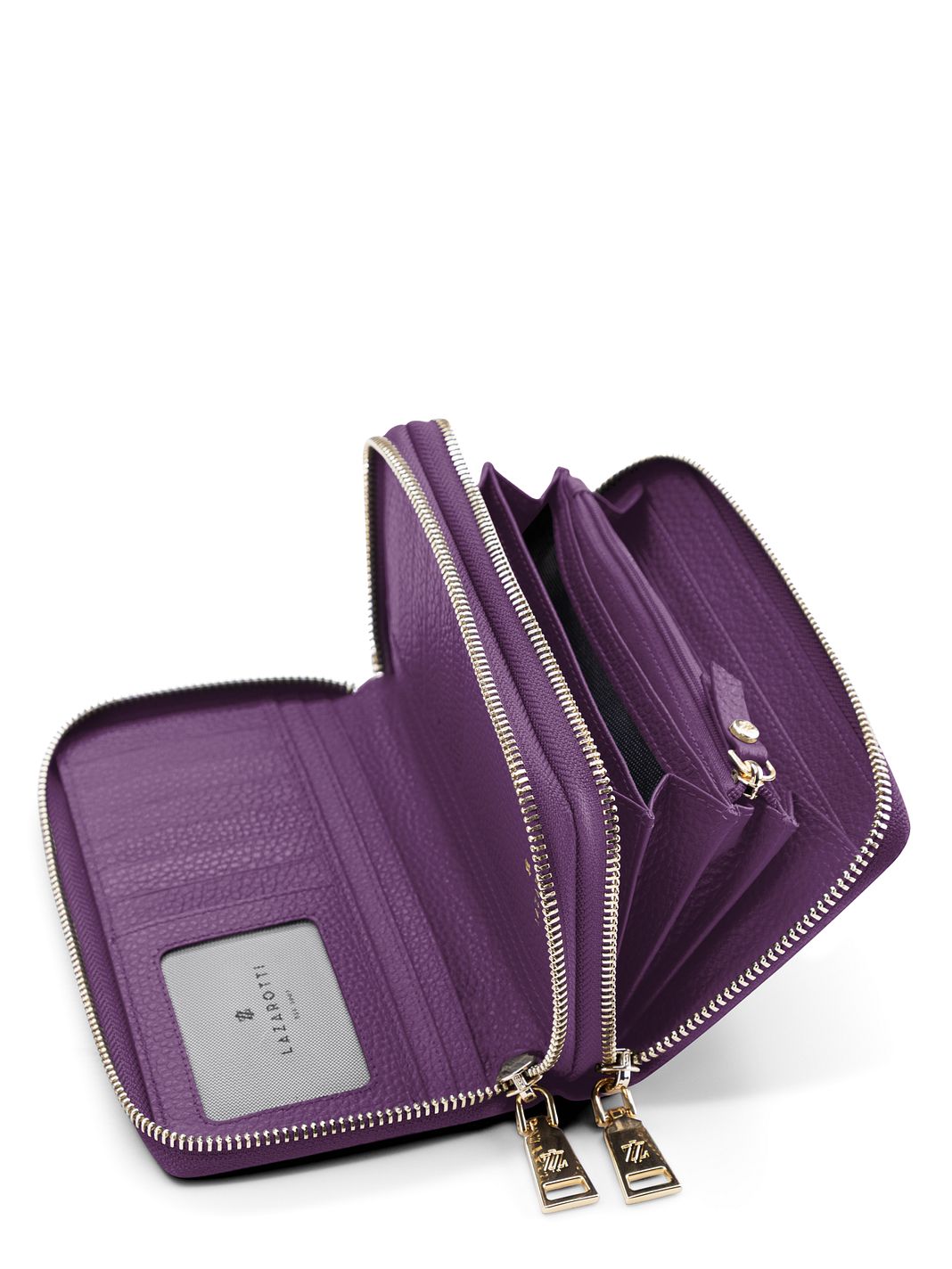 Lazarotti Portafoglio Bologna in pelle XL con doppia chiusura a zip, protezione RFID, 20 cm Lazarotti Portafoglio Bologna in pelle XL con doppia chiusura a zip, protezione RFID, 20 cm