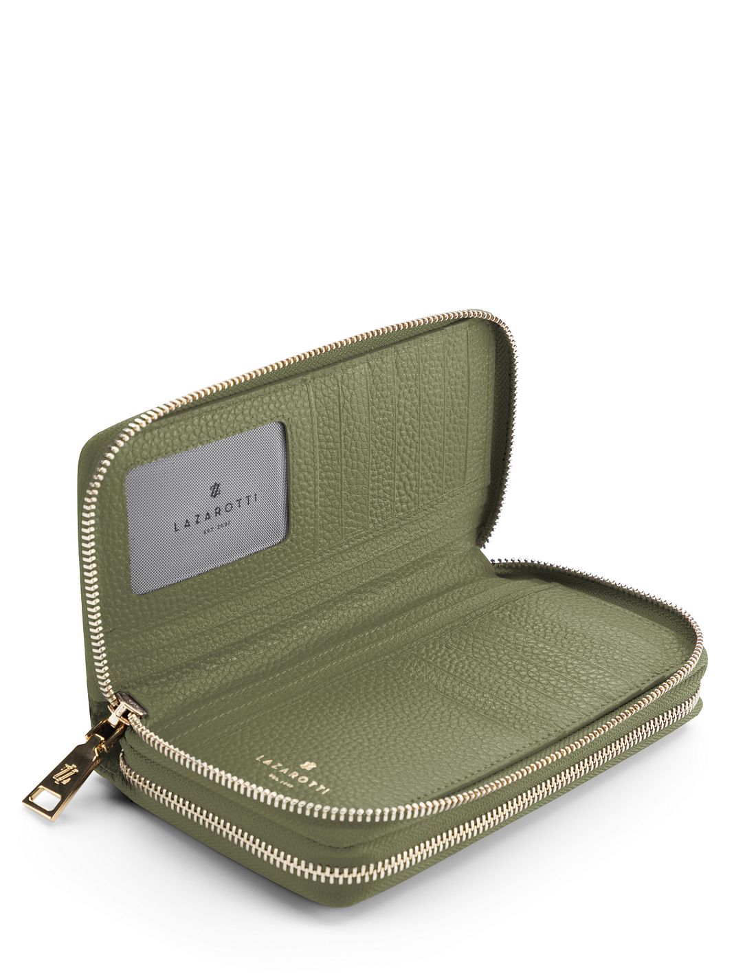 Lazarotti Portafoglio Bologna in pelle XL con doppia chiusura a zip, protezione RFID, 20 cm Lazarotti Portafoglio Bologna in pelle XL con doppia chiusura a zip, protezione RFID, 20 cm