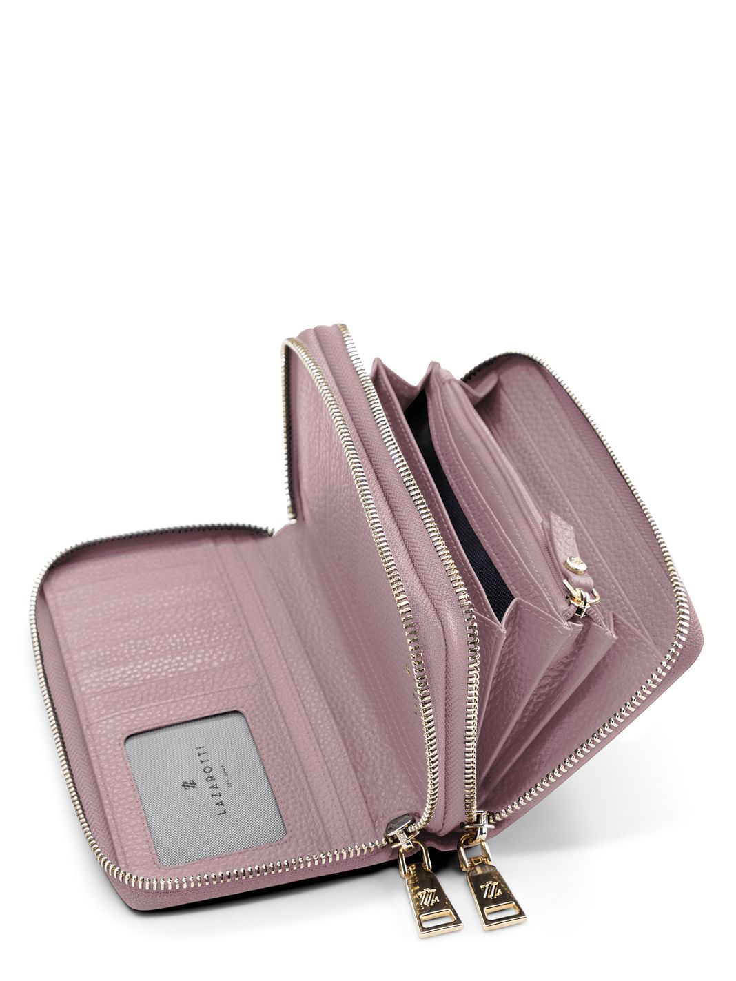 Lazarotti Portafoglio Bologna in pelle XL con doppia chiusura a zip, protezione RFID, 20 cm Lazarotti Portafoglio Bologna in pelle XL con doppia chiusura a zip, protezione RFID, 20 cm