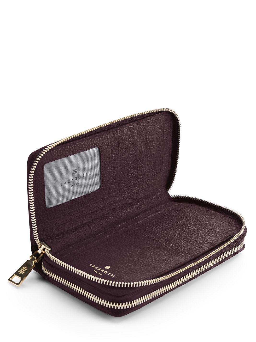 Lazarotti Portafoglio Bologna in pelle XL con doppia chiusura a zip, protezione RFID, 20 cm Lazarotti Portafoglio Bologna in pelle XL con doppia chiusura a zip, protezione RFID, 20 cm