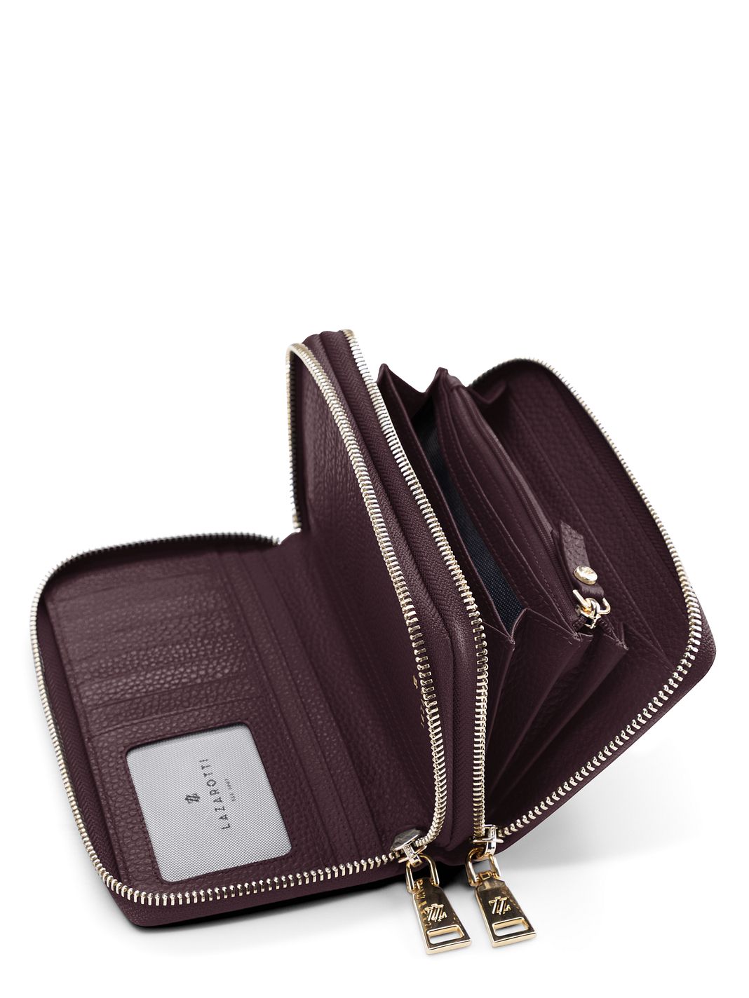 Lazarotti Portafoglio Bologna in pelle XL con doppia chiusura a zip, protezione RFID, 20 cm Lazarotti Portafoglio Bologna in pelle XL con doppia chiusura a zip, protezione RFID, 20 cm