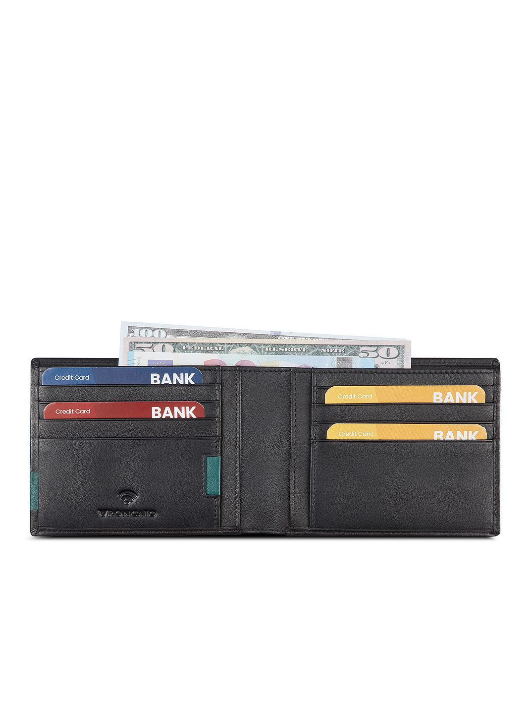 Roncato Monaco Portafoglio Protezione RFID Vera Pelle 12 cm Roncato Monaco Portafoglio Protezione RFID Vera Pelle 12 cm