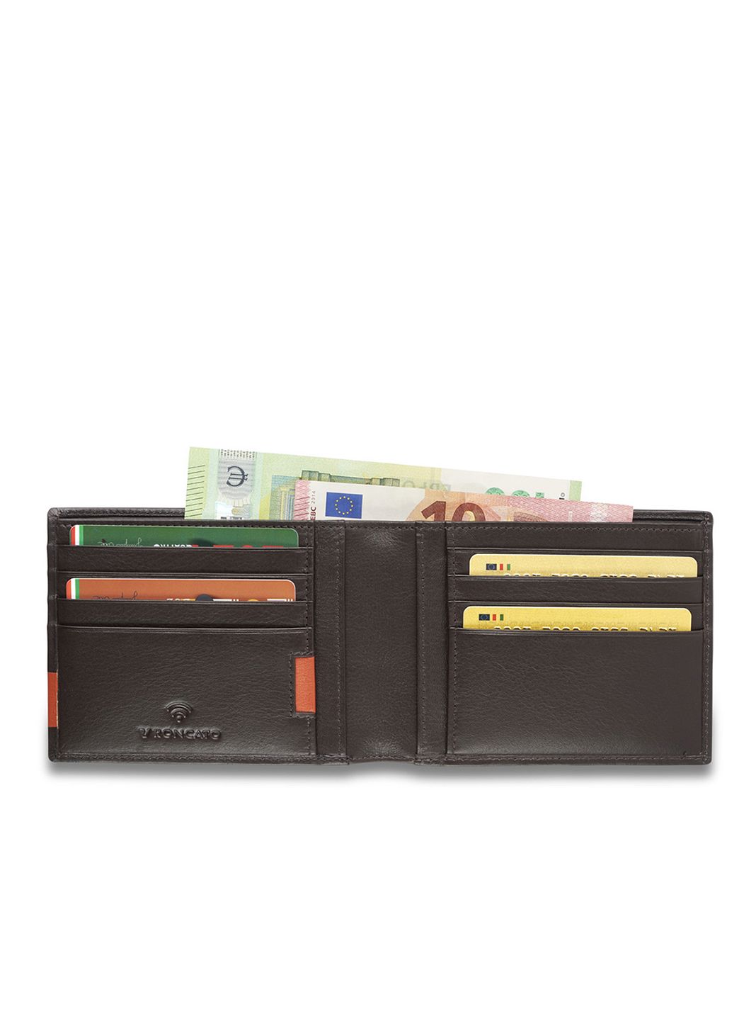 Roncato Monaco Portafoglio Protezione RFID Vera Pelle 12 cm Roncato Monaco Portafoglio Protezione RFID Vera Pelle 12 cm