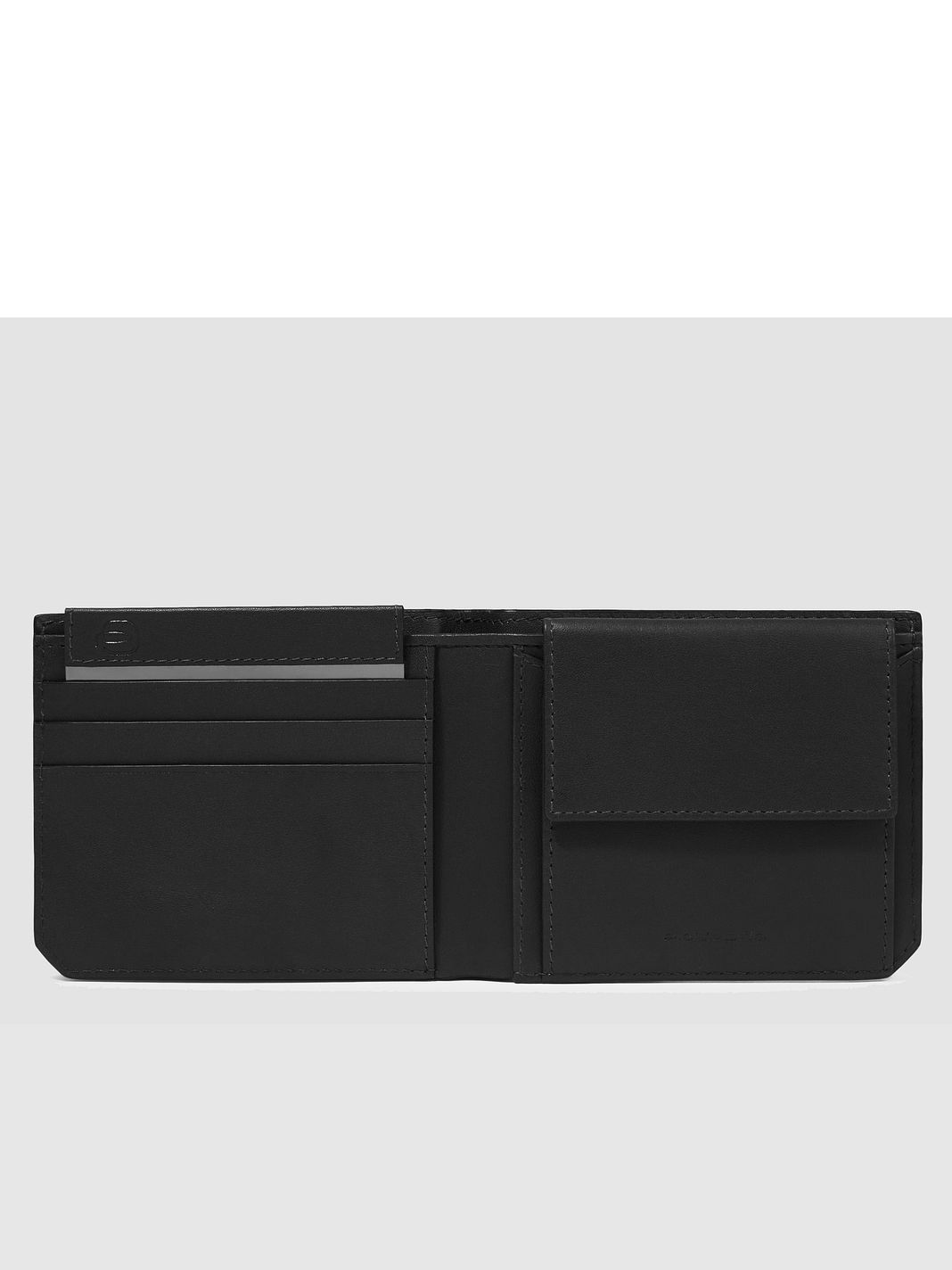 Piquadro Liko Portafoglio Protezione RFID Vera Pelle 11 cm Piquadro Liko Portafoglio Protezione RFID Vera Pelle 11 cm