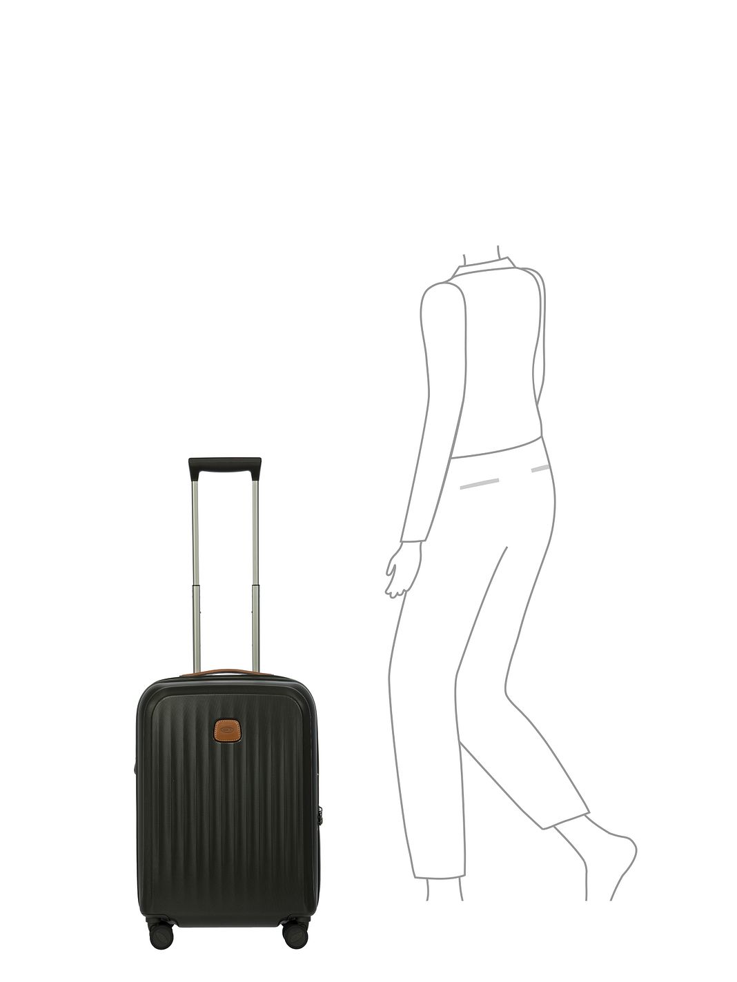 Bric's Taormina 4 ruote Carrello S 57 cm espandibile Bric's Taormina 4 ruote Carrello S 57 cm espandibile