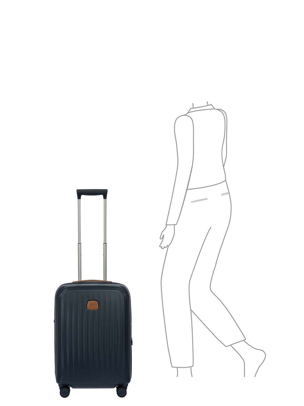Bric's Taormina 4 ruote Carrello S 57 cm espandibile Bric's Taormina 4 ruote Carrello S 57 cm espandibile