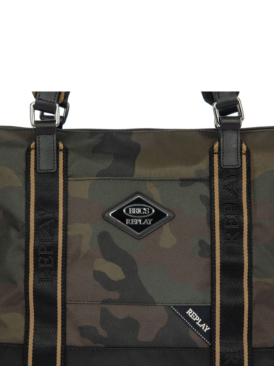 Bric's Replay Camouflage Borsa tote 26 cm Bric's Replay Camouflage Borsa tote 26 cm